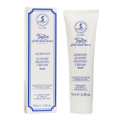 TAYLOR OF OLD BOND STREET Almond Luxury Shaving Cream Tube 75 ml